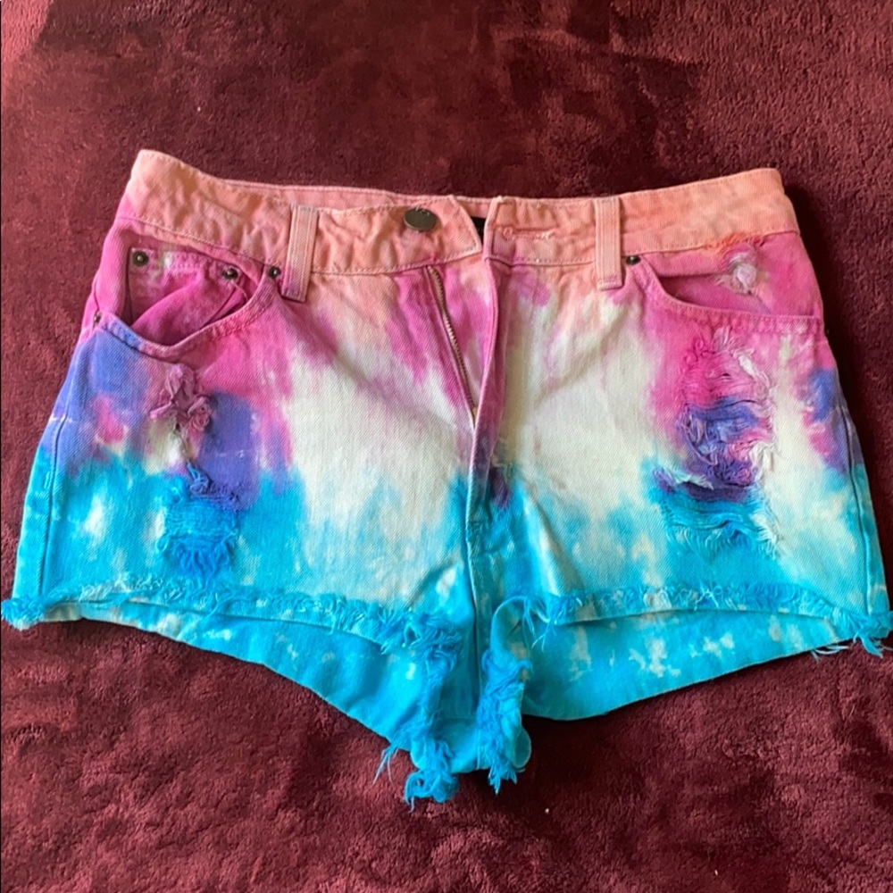 BSG High Rise Cheeky Jean Shorts